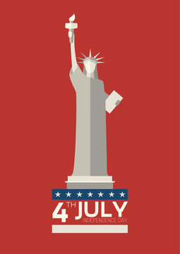 July 4 th, Independence Day, Statue of Liberty USA