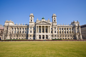 Obraz premium Ethnographic Museum building in Budapest, Hungary