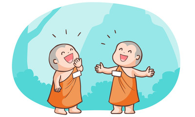 neophyte talk to each other loudly vector