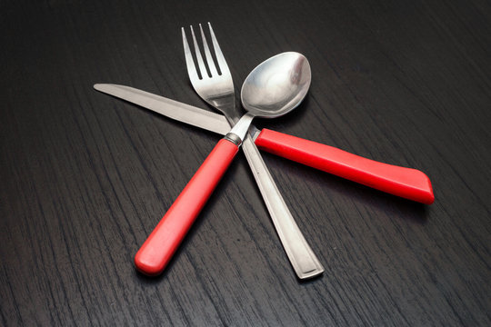 forchetta, coltello, cucchiaio da ristorante