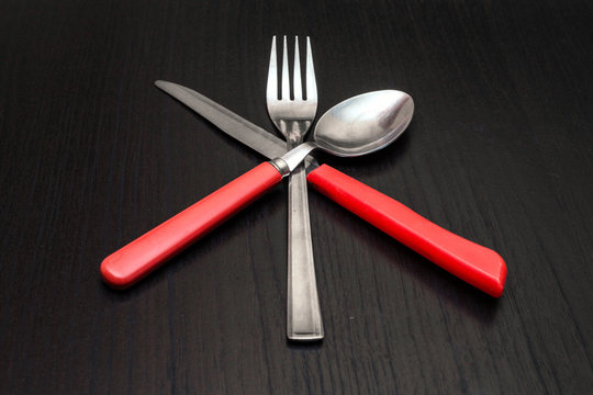 forchetta, coltello, cucchiaio da ristorante