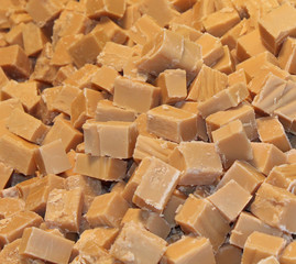 A Background Image of Sweet Confectionery Fudge.