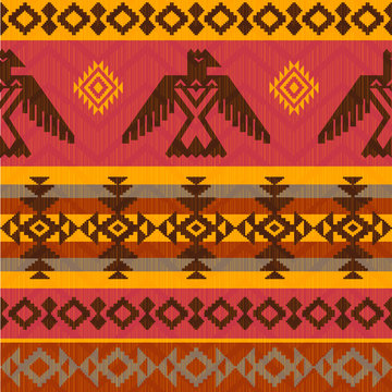 Eagles ethnic style pattern