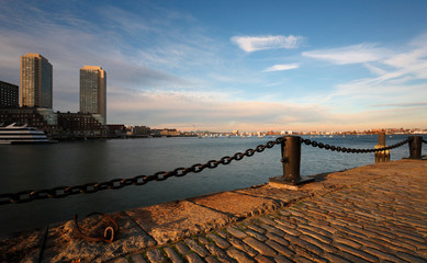 Boston Harbor at Sunset, Boston, Massachusetts
