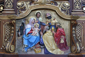 Nativity Scene, Adoration of the Magi