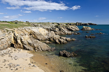 Rocky Coastline of South of Yeu Island