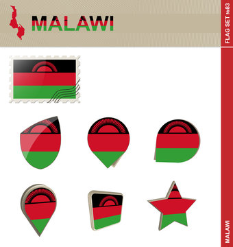 Malawi Flag Set, Flag Set #83