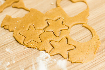 Christmas cookies preparation