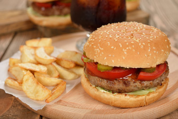 Fresh burger