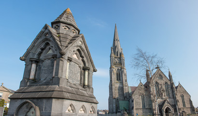 St. John’s Fountain and St. John's Cathedral Limerick