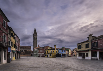 Piazza principale di Burano