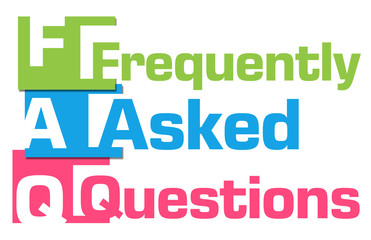 FAQ Abstract Colorful Stripes 