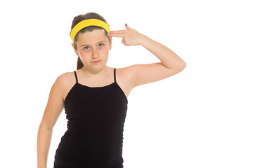 Model isolated despair gun