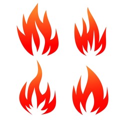 Fire flames Symbols