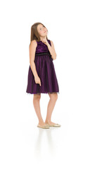 Model isolated thinking looking up