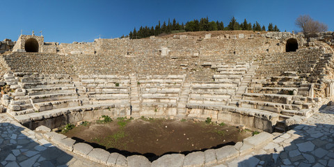 Ruin of amphitheater at Ephisus, Selcuk, Turkey.