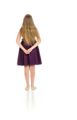 Model isolated from behind