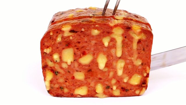 Leberk&auml;se schneiden