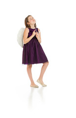 Model isolated thinking looking up