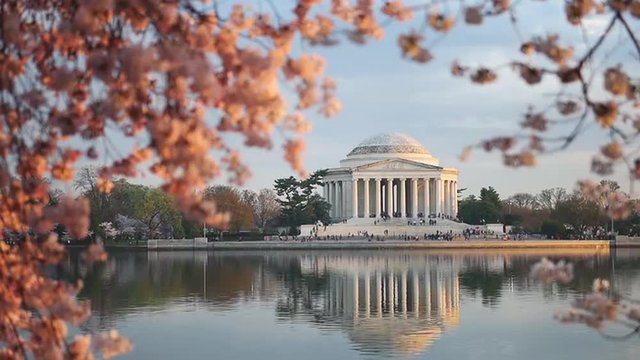 Washington, DC at the Tidal Basin during spring.