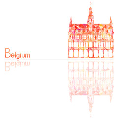 symbol of Belgium, vector illustration