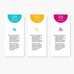 Infographic elements in modern flat business style.