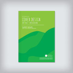 Cover design with colorful or abstract background design vector.