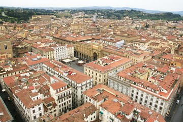 Fototapeta na wymiar View to the Florence
