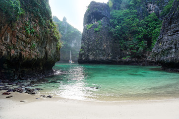 Obraz premium секретная лагуна пхи-пхи таиланд