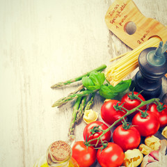 Italian food background