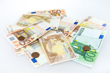 Obraz na płótnie Canvas Euro currency money