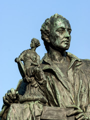 Fototapeta na wymiar Denkmal Georg Raphel Donner, Wien, Schwarzenbergplatz, Bildhauer