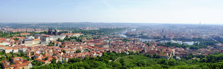 Fototapeta na wymiar Panorama von Prag