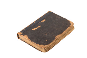 Old book isolated on a white background