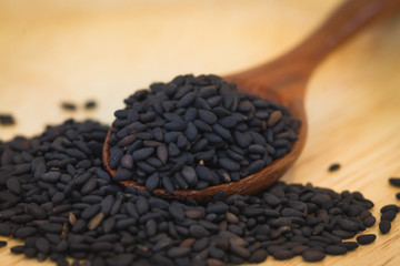 spoonful of black sesame