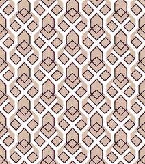 Geometric abstract seamless pattern motif background. Colorful