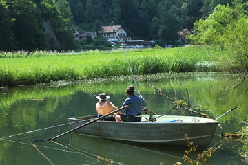 Couple de pêcheurs