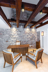 office reception luxury hotel interior