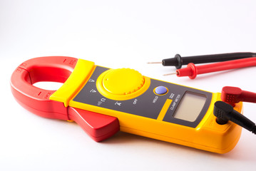 multimeter meter in studio light