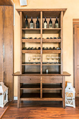 Obraz na płótnie Canvas wine cabinet