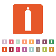 The tooth icon. toothpaste symbol. Flat