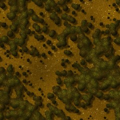 Seamless Green Terrain Background