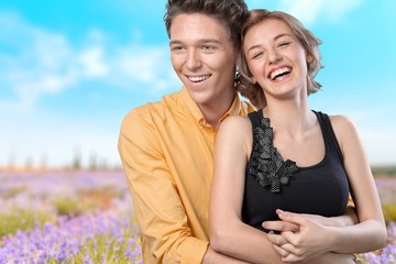Obraz premium Couple, Happiness, Cheerful.