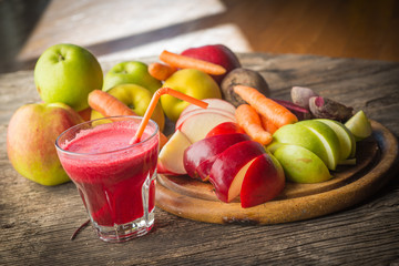 Various Freshly Squeezed Vegetable