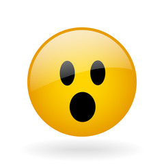 vector glass smile