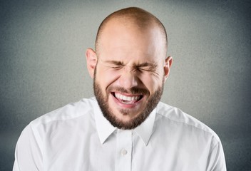 Obraz premium Man, sad, sadness.