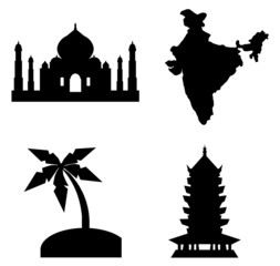 Vacances en Inde en 4 icônes