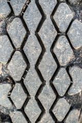 big tractor tire background