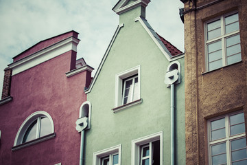 Colorful houses in Gdansk, Poland