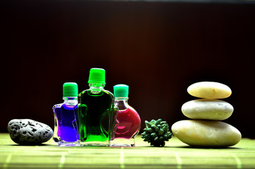 Aromaterapia kolorowe olejki eteryczne
